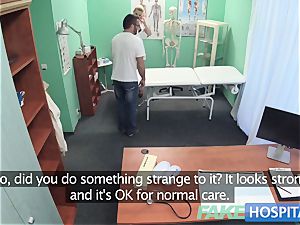 fake medical center Hired handyman jizzes all over nurses ass
