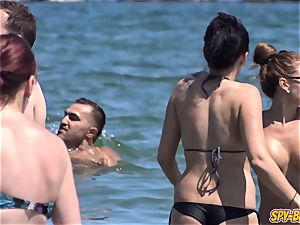 yam-sized boobs first-timer topless insatiable teenagers spycam Beach movie